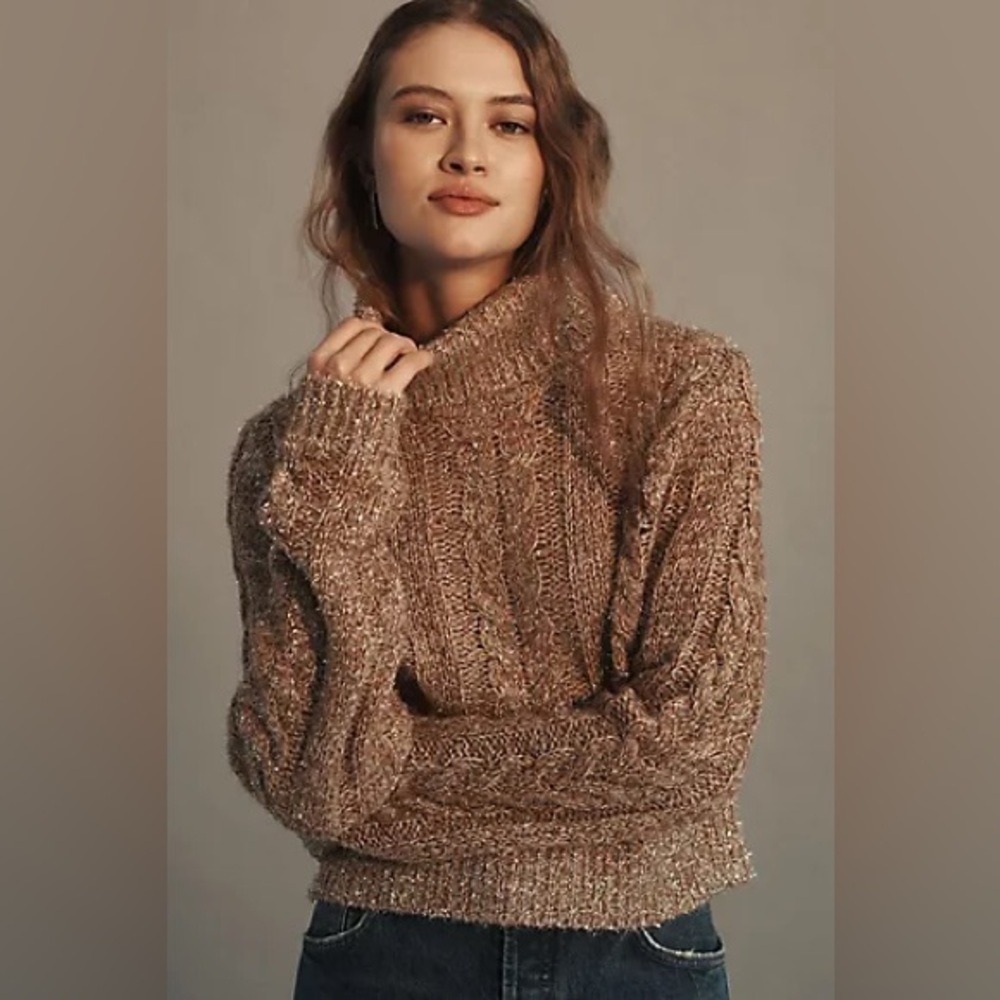 Pilcro metallic sweater
